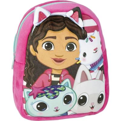 Sac à Dos Rose Gabby's Dollhouse - Sac d'école pour Enfants - Publicité Sac à Dos Rose Gabby's Dollhouse - Sac d'école pour Enfants - Publicité