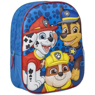 Barnryggsäck Paw Patrol - 3D Unisex Polyester 25x31x10cm Barnryggsäck Paw Patrol - 3D Unisex Polyester 25x31x10cm