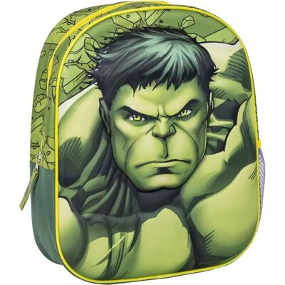 Marvel School Bag The Avengers Groen - School Bag - 25x31x10cm Marvel School Bag The Avengers Groen - School Bag - 25x31x10cm