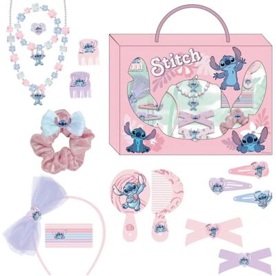 Kit de Beleza Disney Stitch para Crianças - Acessórios e Joias Kit de Beleza Disney Stitch para Crianças - Acessórios e Joias