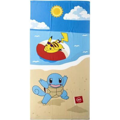 Cerda Pokémon Badetuch Pikachu, Schiggy - 70x140cm - Handtuch Cerda Pokémon Badetuch Pikachu, Schiggy - 70x140cm - Handtuch