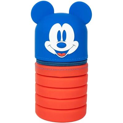 Mickey Mouse Rotes Flexibles Silikon Federmäppchen - Federmäppchen Mickey Mouse Rotes Flexibles Silikon Federmäppchen - Federmäppchen