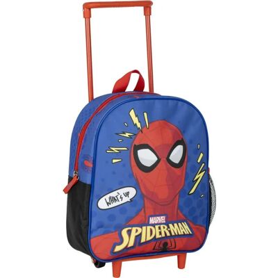 Mochila escolar Marvel Spider-Man azul con ruedas - Mochila con ruedas Mochila escolar Marvel Spider-Man azul con ruedas - Mochila con ruedas