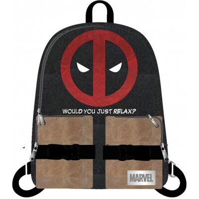 Sac à dos Konix Deadpool - Faux cuir - Noir - Sac à dos - Publicité Sac à dos Konix Deadpool - Faux cuir - Noir - Sac à dos - Publicité