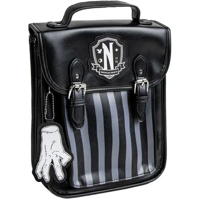 Wednesday Retro Convertible Backpack - Black - Casual Backpack for Women Wednesday Retro Convertible Backpack - Black - Casual Backpack for Women