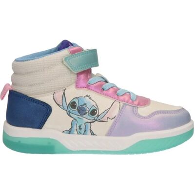 Baskets LED Blanches Stitch - Chaussures de sport - Publicité Baskets LED Blanches Stitch - Chaussures de sport - Publicité