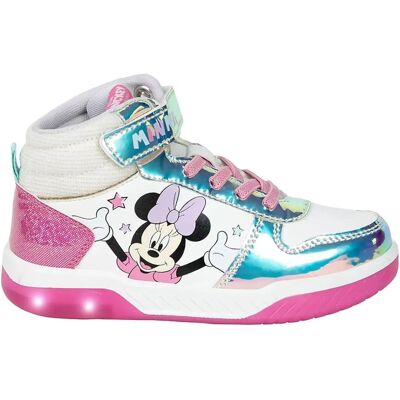 Minnie Mouse Silber LED Sportschuhe - Kinder Minnie Mouse Silber LED Sportschuhe - Kinder