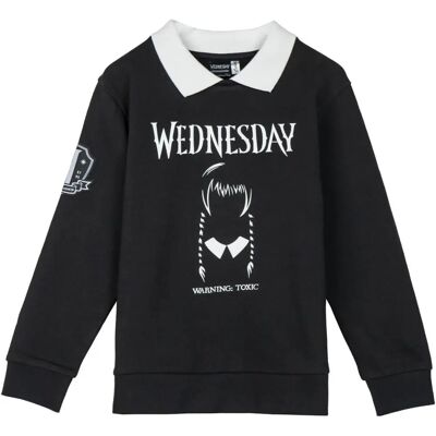 Sweat-shirt enfant gris foncé mercredi - Casual - 14 ans Sweat-shirt enfant gris foncé mercredi - Casual - 14 ans