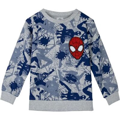 Sweatshirt enfant Spider-Man gris - Décontracté, Sans capuche, 7 ans - Publicité Sweatshirt enfant Spider-Man gris - Décontracté, Sans capuche, 7 ans - Publicité