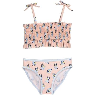Bikini Rose Clair Bluey - Maillot de bain enfant - Publicité Bikini Rose Clair Bluey - Maillot de bain enfant - Publicité
