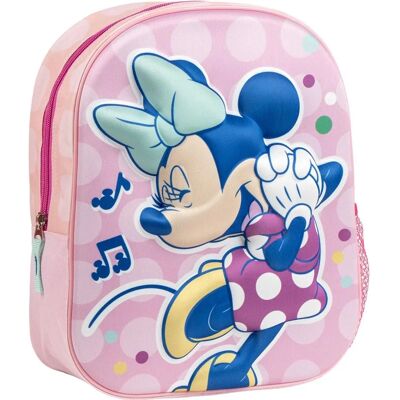 Mochila Escolar 3D Minnie Mouse Rosa - Mochila Escolar Mochila Escolar 3D Minnie Mouse Rosa - Mochila Escolar