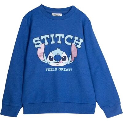 Stitch Dunkelblau Casual Sweatshirt - Kleidung Stitch Dunkelblau Casual Sweatshirt - Kleidung