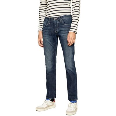 Pepe Jeans Cash Regular Fit Jeans - blauwe denim Pepe Jeans Cash Regular Fit Jeans - blauwe denim