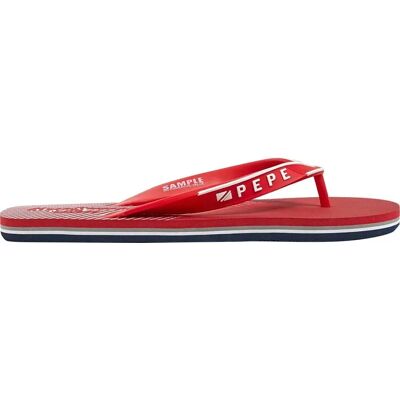 Pepe Jeans PMS70117 Tongs Rouges - Tongs - Publicité Pepe Jeans PMS70117 Tongs Rouges - Tongs - Publicité