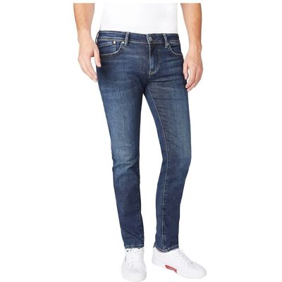 Pepe Jeans PM206322HN0 Jean slim décontracté bleu - Jeans - Publicité Pepe Jeans PM206322HN0 Jean slim décontracté bleu - Jeans - Publicité