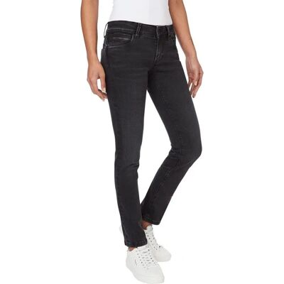 Pepe Jeans Sorte Økologisk Bomuld Normal pasform - Jeans Pepe Jeans Sorte Økologisk Bomuld Normal pasform - Jeans