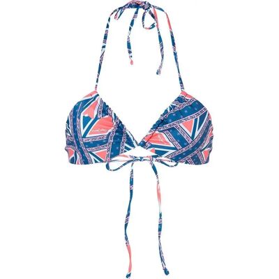 Pepe Jeans Marvellis Bikini Top azul oscuro naranja blanco Pepe Jeans Marvellis Bikini Top azul oscuro naranja blanco