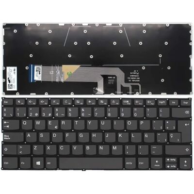 Teclado Gris para Lenovo Yoga 530-14IKB/ARR - Teclado para Portátil Teclado Gris para Lenovo Yoga 530-14IKB/ARR - Teclado para Portátil