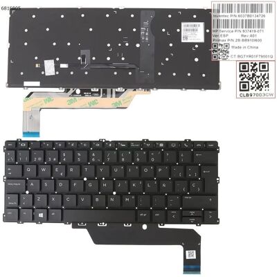 Teclado retroiluminado HP Elitebook x360 1020 G2, 1030 G2 Series Teclado retroiluminado HP Elitebook x360 1020 G2, 1030 G2 Series