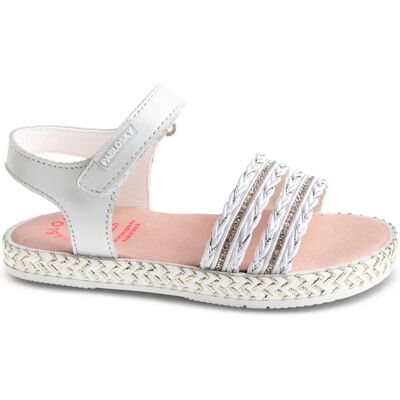 PABLOSKY Nacar vit Sandaler - Barnskor PABLOSKY Nacar vit Sandaler - Barnskor