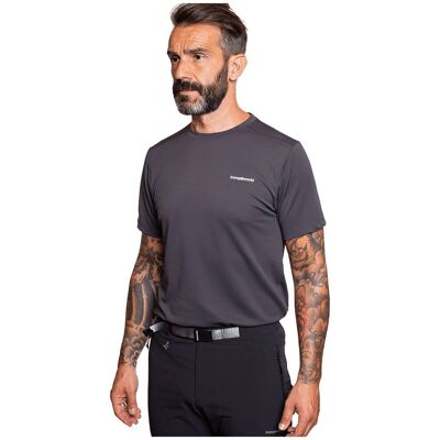 Trangoworld Ovre Gray Short Sleeve T-shirt - Sportswear Trangoworld Ovre Gray Short Sleeve T-shirt - Sportswear