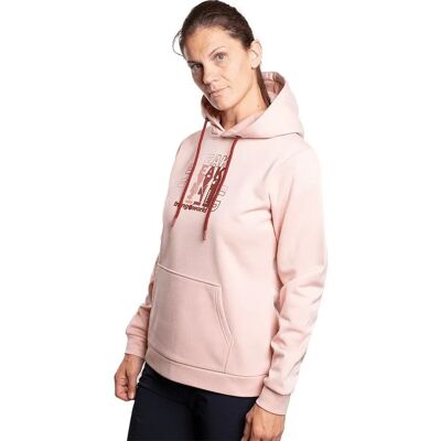 Felpa con cappuccio Sallena Rosa di Trangoworld - Hoodie Felpa con cappuccio Sallena Rosa di Trangoworld - Hoodie