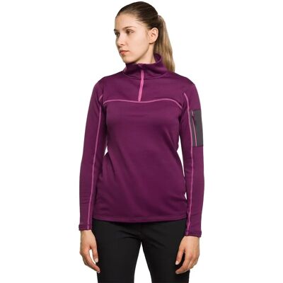Polaire Trangoworld Figarol Lilas pour femme - M - Publicité Polaire Trangoworld Figarol Lilas pour femme - M - Publicité