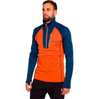 Felpa Glyders Arancione Blu - M Felpa Glyders Arancione Blu - M