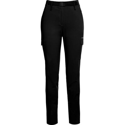 Pantalones Onega de Trango - Pantalones de montaña para mujer, Negro, S Pantalones Onega de Trango - Pantalones de montaña para mujer, Negro, S