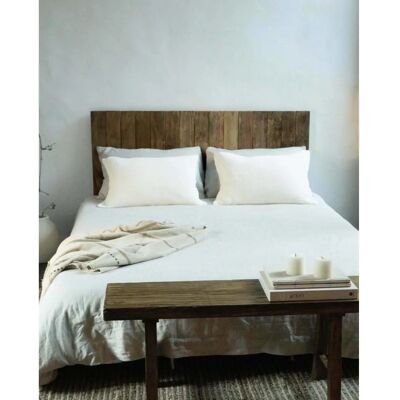 Cabecero de Madera de Pino Recuperada Hannun - Sostenible y Artesanal Cabecero de Madera de Pino Recuperada Hannun - Sostenible y Artesanal