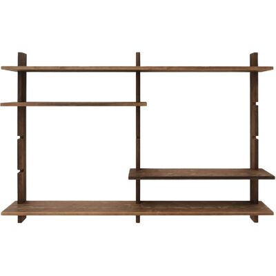 Hannun Estantería Modular de Pared - Ajustable, Madera Sostenible Hannun Estantería Modular de Pared - Ajustable, Madera Sostenible