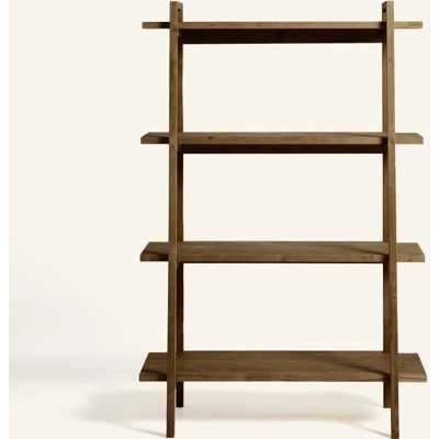 Estantería de madera Hannun con puertas - 80cm - Marrón Estantería de madera Hannun con puertas - 80cm - Marrón