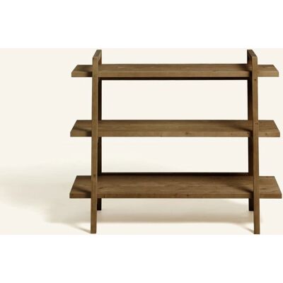 Zapatero de madera Hannun con puertas - Marrón - Mueble de almacenamiento Zapatero de madera Hannun con puertas - Marrón - Mueble de almacenamiento