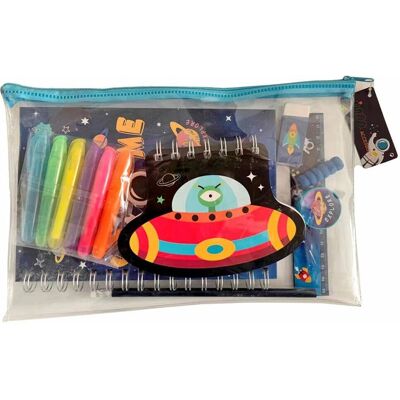 Inca Space Case - School Case with Accessories (13 Pieces) - School Type Inca Space Case - School Case with Accessories (13 Pieces) - School Type