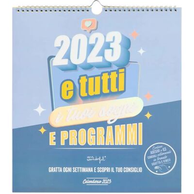 Calendrier mural Mr. Wonderful 2023 - Citations motivantes Calendrier mural Mr. Wonderful 2023 - Citations motivantes