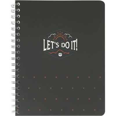 Libreta Mr Wonderful - ¡Vamos a hacerlo! - A5 Espiral - Cubierta resistente a rayaduras Libreta Mr Wonderful - ¡Vamos a hacerlo! - A5 Espiral - Cubierta resistente a rayaduras