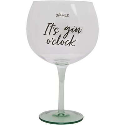 Mr Wonderful Copa De Balón - It’s Gin O’clock - Glaswaren Mr Wonderful Copa De Balón - It’s Gin O’clock - Glaswaren
