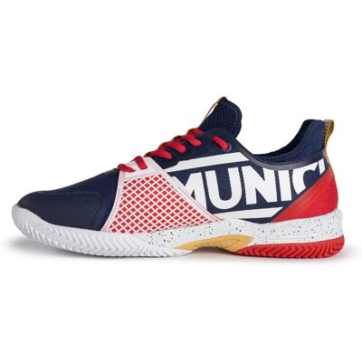 Munich Model 4031036 - Unisex padel schoenen in blauw en rood Munich Model 4031036 - Unisex padel schoenen in blauw en rood