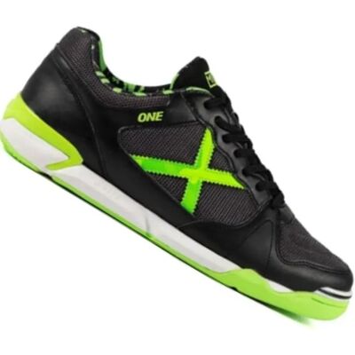 Munich ONE Black Indoor Futsal Shoes - Futsal Shoes Munich ONE Black Indoor Futsal Shoes - Futsal Shoes