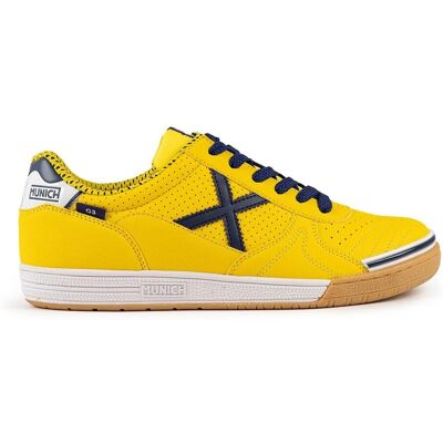 Zapatillas Fútbol Sala Munich G-3 - Amarillo - Estilo Clásico Zapatillas Fútbol Sala Munich G-3 - Amarillo - Estilo Clásico