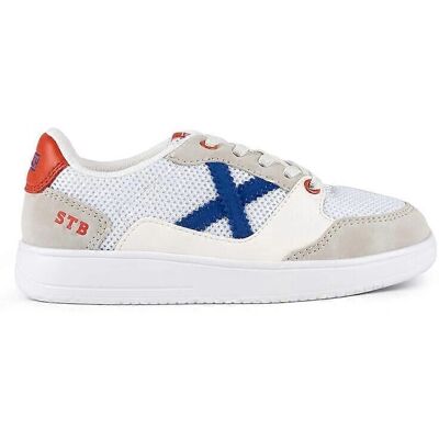 MUNICH Legit kid BLANC - Chaussures pour enfants - Design vintage - Publicité MUNICH Legit kid BLANC - Chaussures pour enfants - Design vintage - Publicité