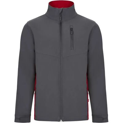 Velilla - Soft Shell bicolor - Grigio / Rosso - Giacca Soft Shell Velilla - Soft Shell bicolor - Grigio / Rosso - Giacca Soft Shell