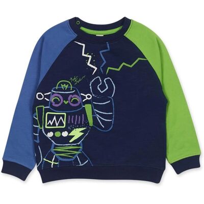 Bluza Robot Maker od Tuc Tuc - Dziecko 6 Miesięcy Bluza Robot Maker od Tuc Tuc - Dziecko 6 Miesięcy