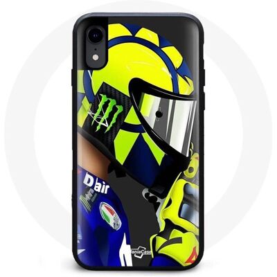 Coque Vintage Valentino Rossi pour iPhone X - Étui - Publicité Coque Vintage Valentino Rossi pour iPhone X - Étui - Publicité