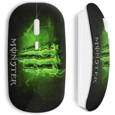 Souris Sans Fil Monster Energy - Souris sans fil, Compatible Mac & PC - Publicité Souris Sans Fil Monster Energy - Souris sans fil, Compatible Mac & PC - Publicité