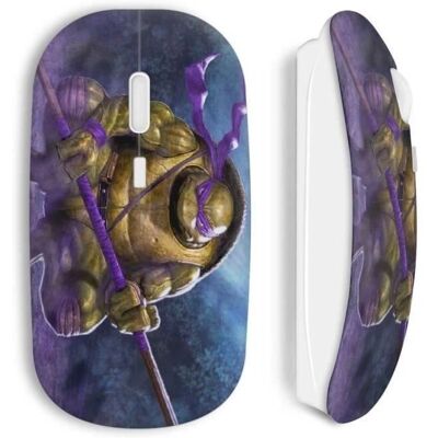 MANIACASE Souris Sans Fil Tortue Ninja Violette - Souris Sans Fil - Publicité MANIACASE Souris Sans Fil Tortue Ninja Violette - Souris Sans Fil - Publicité