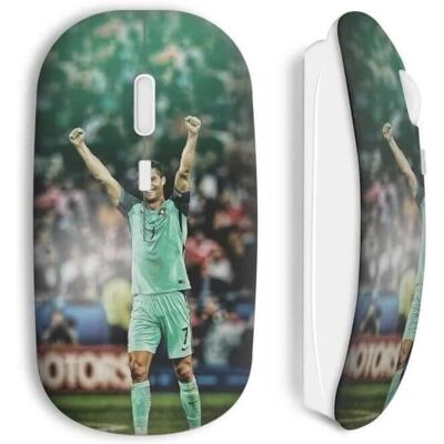 Cristiano Ronaldo Real Madrid Souris Sans Fil - Accessoire de Jeu - Publicité Cristiano Ronaldo Real Madrid Souris Sans Fil - Accessoire de Jeu - Publicité