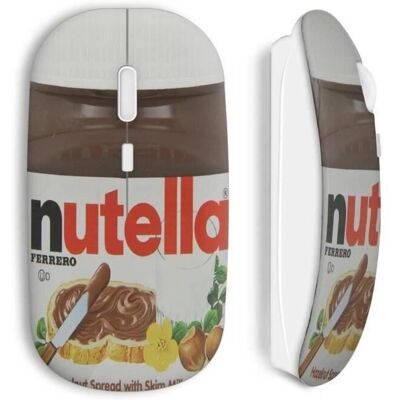 Souris Sans Fil Nutella - Clé USB WiFi Incluse - Publicité Souris Sans Fil Nutella - Clé USB WiFi Incluse - Publicité