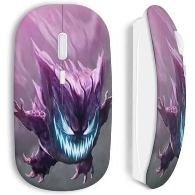 Souris Sans Fil Gengar Pokémon - Design ectoplasme - Publicité Souris Sans Fil Gengar Pokémon - Design ectoplasme - Publicité