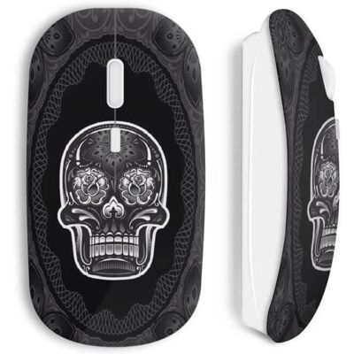MANIACASE Souris Sans Fil Tête de Mort - Accessoire PC MANIACASE Souris Sans Fil Tête de Mort - Accessoire PC